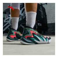 ราคา ANTA Shock รองเท้าบาสเก็ตบอลชุดเล่นเกมสำหรับผู้ชายรองเท้าผ้าใบสำหรับมืออาชีพรองเท้าสนามรองรับแรงกระแทก112131631 (18500959256)