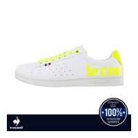 ราคา le coq sportif รองเท้าชาย หญิง รุ่น LA ROLAND SL BL สีขาว เหลือง รองเท้าผ้าใบสีขาว รองเท้าแฟชั่น แบบผูกเชือก Unisex lecoq เลอค็อก รองเท้า รองเท้าหนัง (14643270933)