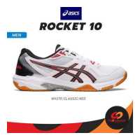 ราคา Pootonkee Sports ASICS Men s Gel Rocket 10 รองเท้าIndoor รองเท้าแบตมินตัน รองเท้าวอลเลย์บอลชาย (17578715175)