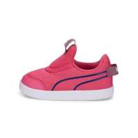 ราคา PUMA KIDS รองเท้าเด็กเล็ก Courtflex v2 Slip On Babies Trainers สีชมพู FTW 37485912 (19905590947)