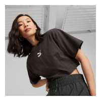 ราคา PUMA PRIME SELECT เสื้อยืดทรงครอปหลวมผู้หญิง DARE TO สีดำ APP 53832101 (19906375874)