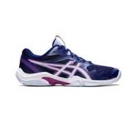 ราคา Asics รองเท้าแบดมินตันผู้หญิง Gel Blade 8 Dive Blue White 1072A072 404 (16224110187)