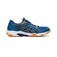 ราคา Asics รองเท้าแบดมินตันผู้ชาย Gel Rocket 10 Azure Deep Ocean 1071A054 407 (16577211607)