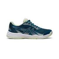 ราคา Asics รองเท้าแบดมินตันผู้หญิง Upcourt 5 Ink Teal Whisper Green 1072A088 403 (17565797632)