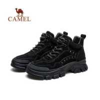 ราคา รองเท้าบู๊ทผู้หญิง Camel รอเท้าบูททำงานกันลื่นด้านบน (19273674120)