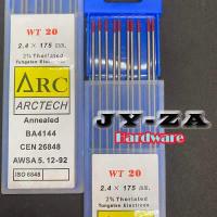 ราคา ARCTECH ลวดเชื่อมทังสเตน หัวแดง ARCTECH WT 20 ขนาด 2 4 175 mm 10เส้น กล่อง (18499682746)