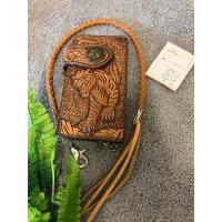 ราคา กระเป๋าหนังผู้ชายสายกระเป๋าสตางค์ใบยาวหนังแกะลายสไตล์วินเทจ (16354427046)