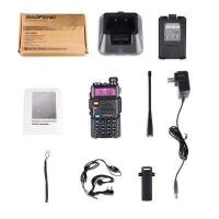 ราคา ร้านกรุงเทพพร้อมส่ง 1ตัว วิทยุสื่อสาร สีดำ BAOFENG UV5R ย่านความถี่ 136 174 MHz 400 520MHz UV 5R Dual Band Radio DTMF FM Walkie Talkie UHF VHF A58S UV S9 ใช้ย่าน245ได้ (18336502890)