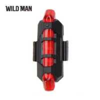 ราคา ด้านหลัง5ไฟจักรยาน LED หาง USB ชาร์จไฟเตือนสีแดงจักรยาน (7207812091)