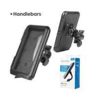 ราคา KUULAA ที่วางโทรศัพท์มือถือจักรยานยนต์ Motorcycle Mobile Phone Waterproof Holder Shockproof Phone Holder for Bicycle Eletric Bike Motorcycle Firmly Fasten Stable Stand Cellphone Ho (19976101262)