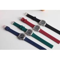 ราคา นาฬิกาข้อมือสไตล์ปาเต๊ะก้านแก้ว ขอบเงิน กันน้ำได้ ยี่ห้อgenevaของแท้ สายซิลิโคนนิ่ม (9030402673)