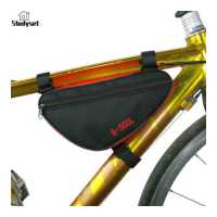 ราคา Studyset IN stock Bicycle Front Frame Triangle Bag Cycling Bike Tube Pouch Holder Saddle Bag Bicycle Beam Storage Bag (19992281200)