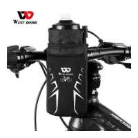 ราคา WEST BIKING กระเป๋าใส่ขวดน้ำติดจักรยาน ถ้วยมีฉนวนใส่แฮนด์จักรยานกระเป๋าใส่ขวดน้ำสำหรับขี่จักรยานกระเป๋าใส่ขวดน้ำจักรยานกระเป๋าร้านค้า (10781761031)