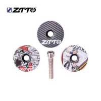 ราคา ZTTOส้อมฝาครอบด้านบนพิมพ์พิเศษหมวกหัวสวมอลูมิเนียมภูเขาจักรยานถนน จักรยานเสือภูเขาจักรยานหมวกหมวก 1 1 8 (3752586079)