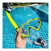 ราคา แว่นตาดำน้ำ ท่อหายใจ หน้ากากดำน้ำ สำหรับผู้ใหญ่ อุปกรณ์ดำน้ำ ชุดหน้ากากและท่อหายใจ พร้อมชุดอุปกรณ์ดำน้ำตื้น น้ำลึก อุปกรณ์ว่ายน้ำ (17395549819)