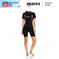ราคา ชุดเวทสูทดำน้ำ ผุ้หญิง แขนสั้นขาสั้น ซิปหลัง Mares Shorty Manta Lady 2 2mm (15162809365)