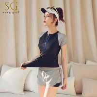 ราคา SG ชุดว่ายน้ำกีฬาผู้หญิงฤดูร้อนแยกชุดว่ายน้ำ สองชิ้นปกท้องกระชับสัดส่วน 2022 ชุดว่ายน้ำกันแดดชายหาดใหม่ (16985090989)
