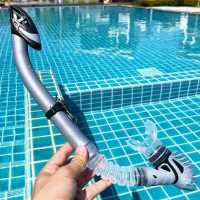 ราคา แว่นตา พร้อมท่อหายใจดำน้ำ หน้ากากดำน้ำ แว่นตาดำน้ำ ท่อหายใจดำน้ำ สน็อกเกิล ท่อหายใจซิลิโคนดำน้ำ สน็อกเกิลดำน้ำ snorkeling mask ท่อหายใจ (17344831223)