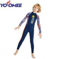 ราคา Yoomee ชุดดำน้ำสำหรับเด็ก ชุดว่ายแมงกะพรุนชุดว่ายน้ำกันแดดแขนยาวชิ้นเดียวแห้งเร็วสำหรับกลางแจ้งเล่นเซิร์ฟ (18926191930)