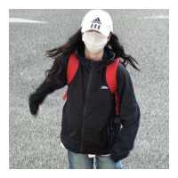 ราคา Huieson แจ็กเก็ตสีดำสำหรับผู้หญิง แจ็กเก็ตเสื้อแจ็คเก็ตสินค้าแนววินเทจแบบหลวม (19637930625)