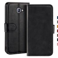 ราคา สำหรับSamsung Galaxy A9 2016 Caseหรูหราหนังพลิกเคสกับแม่เหล็กกระเป๋าสตางค์Caseกับผู้ถือบัตรสำหรับSamsung Galaxy A9 Pro 2016ปก (5226086170)