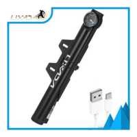 ราคา Lixada ปั๊มลมไฟฟ้าขนาดเล็กพร้อมเกจวัดความดัน USB ชาร์จได้120PSI จักรยานมือปั๊มอากาศปั๊มจักรยาน MTB เครื่องสูบยาง (17595757357)