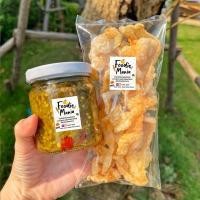 ราคา เซตน้ำพริกหนุ่ม แคบหมู น้ำพริกตาแดง แคบหมู Setของขวัญ 60บาท ของขวัญ ของฝาก (13635773503)