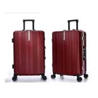 ราคา กระเป๋าเดินทางล้อลาก วัสดุ PC100 Premium Frame Aluminium Grey แข็งแรง ทนทาน มีตะขอคล้องสัมภาระด้านหน้า ขนาด 20นิ้ว รุ่น M014 (16866586816)