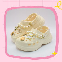 ราคา 30 35 รองเท้าหัวโตส้นตึก รองเท้าหัวโตเด็กผู้หญิง ส้นตึก ส้นสูง เพิ่มส้น รัดส้น แตะเด็กผู้หญิง (19275093094)