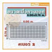 ราคา Sun Brand ตาข่ายแบดมินตัน เบอร์2 ตรา CHADA สีแดงเลือดหมู ขนาด 6 00 x 0 76 เมตร (3039414771)