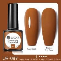 ราคา UR SUGAR 7 5Ml สีฟ้าสีม่วงเข้มเจลทาเล็บแบบติดทนนานไฮบริดสำหรับ Base MatteTop Coat Soak Off UV LED Nail Art Gel (16149398502)