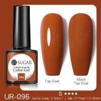 ราคา UR SUGAR 7 5Ml สีฟ้าสีม่วงเข้มเจลทาเล็บแบบติดทนนานไฮบริดสำหรับ Base MatteTop Coat Soak Off UV LED Nail Art Gel (16149398501)