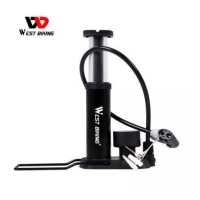 ราคา WEST BIKING ปั๊มจักรยาน 120Psi อากาศแรงดันสูงปั๊มจักรยานแบบพกพา Inflator เท้า Bomba de AR bicicleta Ultra light MTB ที่สูบลมจักรยาน (792568463)