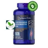 ราคา ของแท้ พร้อมส่ง Puritan s Pride Triple Strength Glucosamine Chondroitin MSM Joint Soother 90 180 360 Caplets กลูโคซามิน (18884781720)