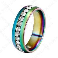 ราคา BAC ชุบทอง Alliance แหวนแต่งงานแหวนเพชรสำหรับสตรีและผู้ชายหรูหราไทเทเนียมแหวนเหล็ก (1038730867)