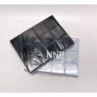 ราคา กล่องใส่พลอย กล่องใส่เพชร สีดำ สีขาว ขนาด 3x3 4x4 5x5 12ใบ (8667814160)