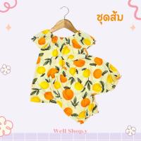 ราคา ชุดเสื้อคอกระเช้าเด็ก พร้อมกางเกง ลายสุดน่ารัก (19568256142)