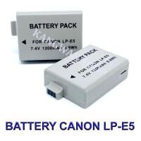 ราคา LP E5 LPE5 แบตเตอรี่ แท่นชาร์จ แบตเตอรี่พร้อมแท่นชาร์จสำหรับกล้องแคนนอน Battery Charger Battery and Charger For Canon EOS Rebel XSi XS T1i 450D 500D 1000D Kiss F X2 X3 BY KANGWAN SHOP (14476696827)
