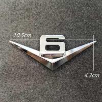 ราคา V6 3D สติกเกอร์ V8โลหะสัญลักษณ์รถอัตโนมัติตรารถกระบะฝากระโปรงท้ายรูปลอกโลหะผสมสังกะสีรถหางโลโก้ (16404204844)