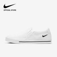 ราคา Nike Women s Court Legacy Slip On White ไนกี้ รองเท้าลำลองผู้หญิง คอร์ท เลกาซี่ สีขาว (13528218187)