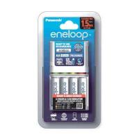 ราคา แท่นชาร์จถ่านพร้อมถ่านชาร์จ Panasonic Eneloop Smart Quick Charger with Eneloop 1 900 mAh AA x 4 pcs รุ่น K KJ55MCC40T (2080788452)