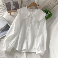 ราคา เสื้อเชิ้ตแขนยาวสีขาวแบบใหม่ฤดูใบไม้ร่วงปี2023เสื้อคอบัวผู้หญิงสวยหวานเก๋ไก๋สไตล์ฝรั่งเศสแฟชั่นสไตล์ตะวันตก (13706492958)