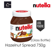 ราคา Nutella Spread 750g แยมนูเทลล่า ขวดแก้ว 750กรัม หมดอายุ 02 2024 (12818874893)
