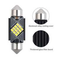 ราคา ไฟเพดาน ไฟรถเก๋ง ไฟห้องโดยสาร 31MM สว่าง6500K 12LED ไฟส่องแผนที่ (20016412672)