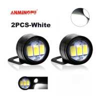 ราคา ANMINGPU ไฟสำรองแบบตาเหยี่ยว3SMD 5730 ไฟ DRL ไฟวิ่งตอนกลางวันไฟสัญญาณไฟตัดหมอกสำหรับมอเตอร์ไซค์สีขาว12V จำนวน2ชิ้น (11743033917)