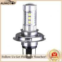 ราคา MotorrTop AUMOTOP H4 9003 HB2 80W 8000LM 8000K ชุดหลอดไฟ LED Fog Light High Beam Bright 1Pcs 2Pcs (16169500860)