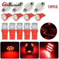 ราคา Riding Tribe 13ชิ้นรถยนต์ Led ไฟภายในชุด T10 31มิลลิเมตร DC9V 12V 8000 10000พันสำหรับหลังคาป้ายทะเบียนโดมโคมไฟหลอดไฟ (16942549095)