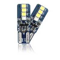 ราคา ไฟหรี่T10 ไฟเพดานรถยนต์ ไฟกลาง เก๋ง ไฟส่องสัมภาระ สีน้ำเงิน สามวินาที เปลี่ยนสีขาว LED 8Light จำนวน1 ชุด ไฟหรี่1คู่ (18025690312)
