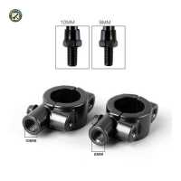 ราคา BouPower Motorcycle Handle Bar Mirror Mount Holder Rearview Handlebar Mirror Clamp (20039721145)