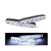 ราคา แพ็ค 2ชิ้น LEDไฟเดย์ไลท์ สีขาว DRL daytime running lights function 6LED กันน้ำ พร้อมส่ง (19605226846)